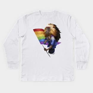 Monkey 06 Kids Long Sleeve T-Shirt